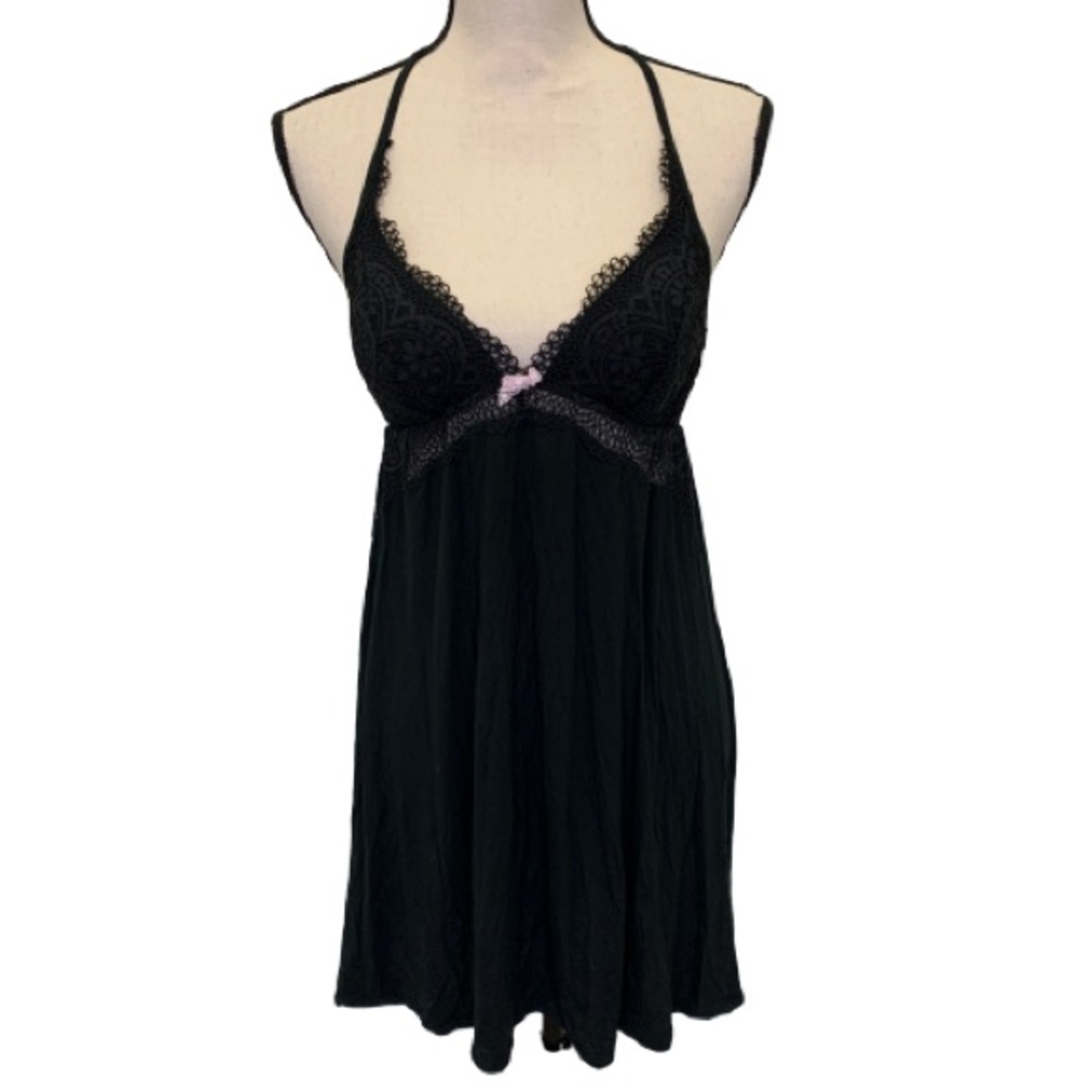 Victoria’s Secret Black Lace Detail Sleep Wear